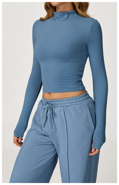 Yoga Shirts for Women 2025 Long Sleeve Quick-drying Versatile Outer Wear