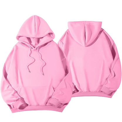 Women's Hoodies Casual Hoodie 2026 Solid Color Hoodies Oversize  Sweatshirt