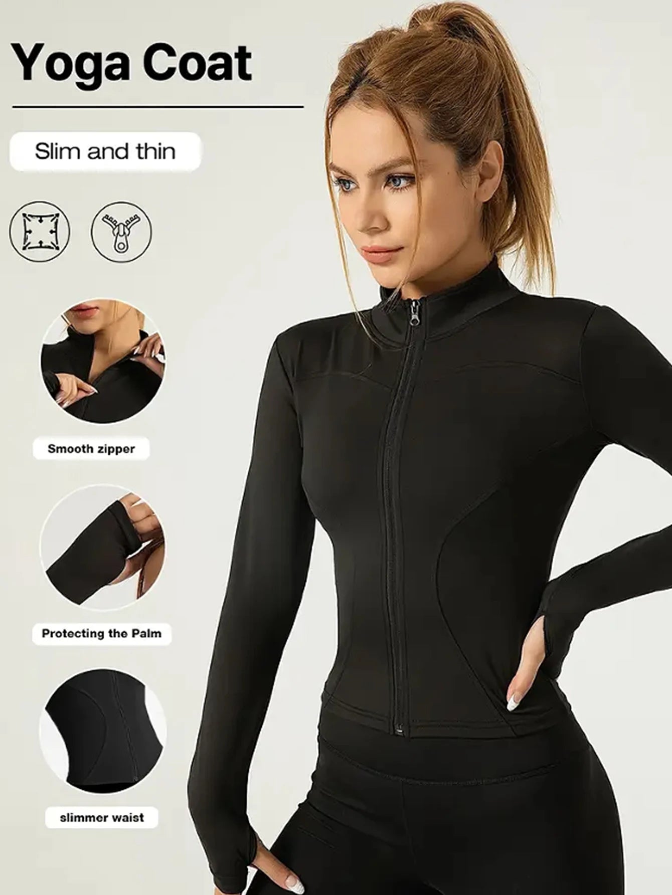Professional elastic women's sliming yoga Cycling fitness top