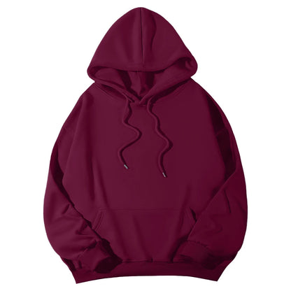 Women's Hoodies Casual Hoodie 2026 Solid Color Hoodies Oversize  Sweatshirt