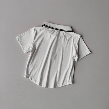 Tennis Suit Sports Tops Short POLO Shirt Quick-drying Breathable Short-sleeved Fitness Suit Skirts and Pants