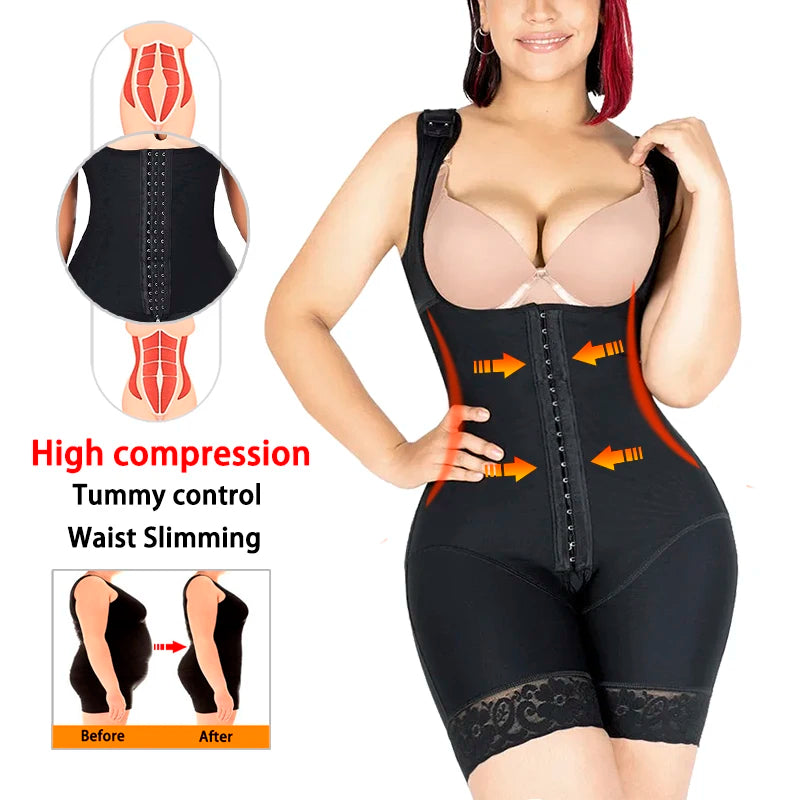 Body Shaper Slimming Sheath Flat Belly Shapewear Tummy Control Bodysuit Bodices Girdles Woman Corset
