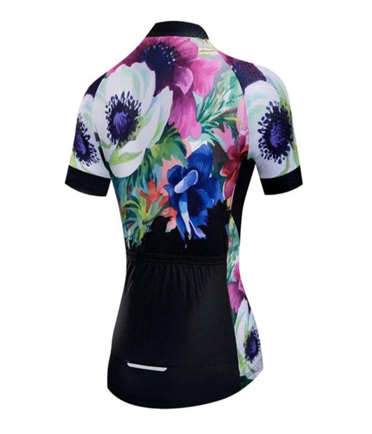 Cycling Jersey Short Sleeve Mountain Bike Shirt for Ladies