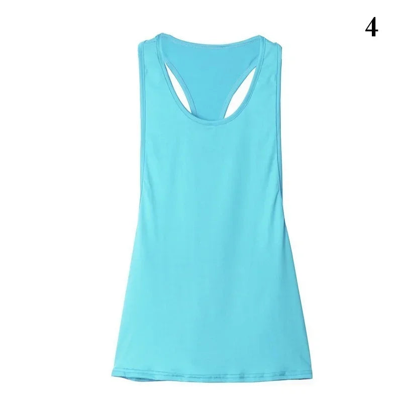 Women's Tank Tops Blouse Loose Sleeveless Shirt Gym Yoga Vest