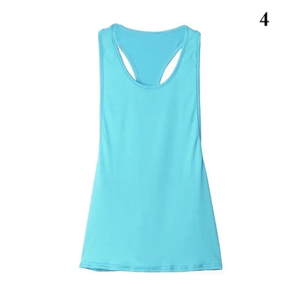 Women's Tank Tops Blouse Loose Sleeveless Shirt Gym Yoga Vest