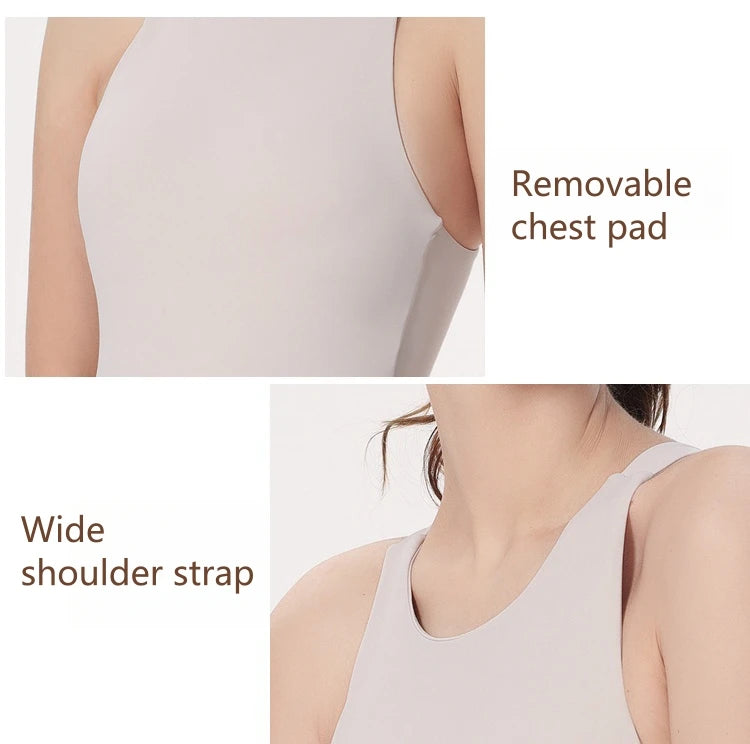 Tennis Dress One-Pieces Slim Fit Soft Athletic Dress with Chest Pads Workout Dress Golf Clothes
