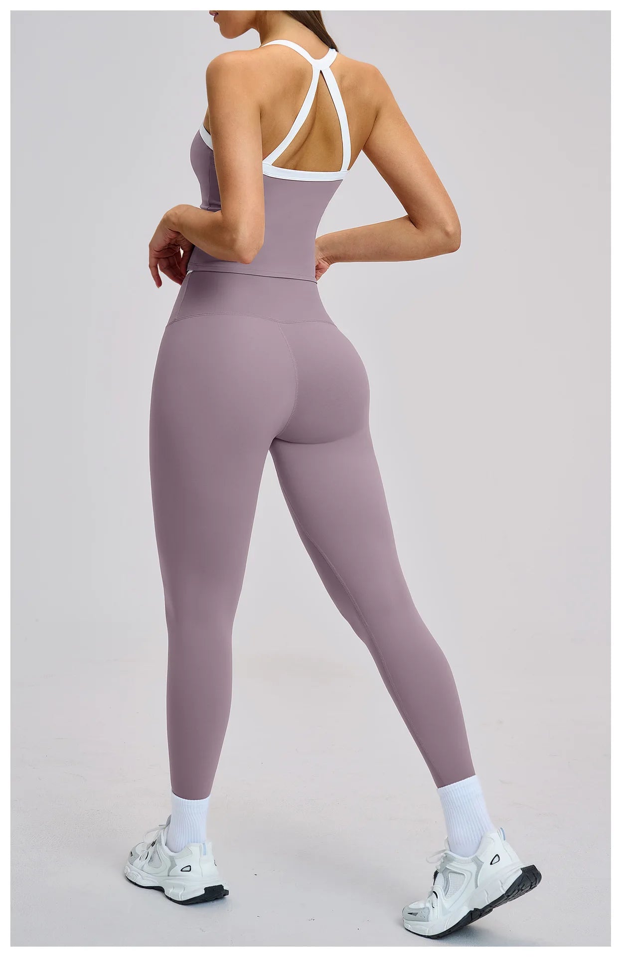 Yoga Set for Women Tight-fitting Gym Outfit Sportswear Yoga Vest Running Shorts Fitness Clothes