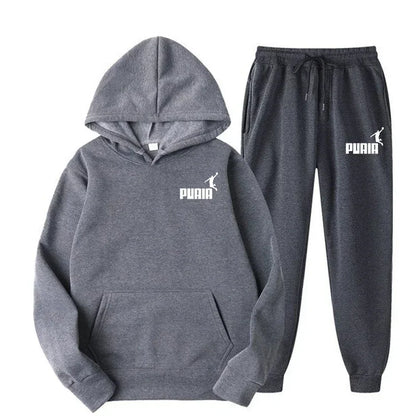 New Men's and Women's Hoodies Fashion Street Casual Set Autumn/Winter Sportswear+Pants Multi Color Set
