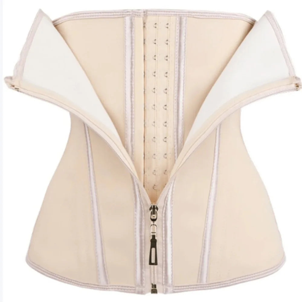 Waist Trainer Tummy Control Shapewear Tummy Control Seamless Women Fishbone Shapewear Belly Contracting Zipper Buckle