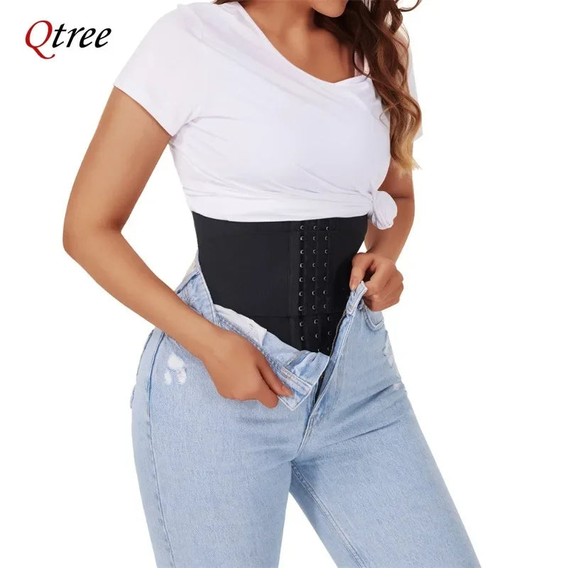Upgraded Waist Tummy Control Shapewear Girdle Abdomen Slim Compression Belt Body Shaper