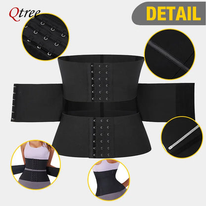 Upgraded Waist Tummy Control Shapewear Girdle Abdomen Slim Compression Belt Body Shaper