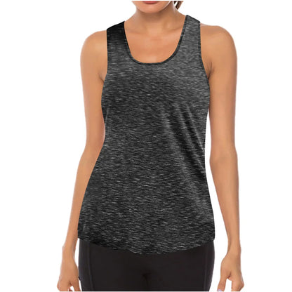 Yoga Sexy Tank Tops Breathable Sleeveless T-shirt Gym Fitness