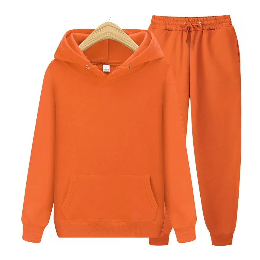 Casual Women's Sports Suit Loose and Comfortable Hoodie Two Piece Set Matching Sets