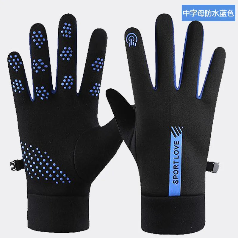 Winter Gloves Women Cycling Bike Thermal Fleece Cold Resistance Wind Waterproof