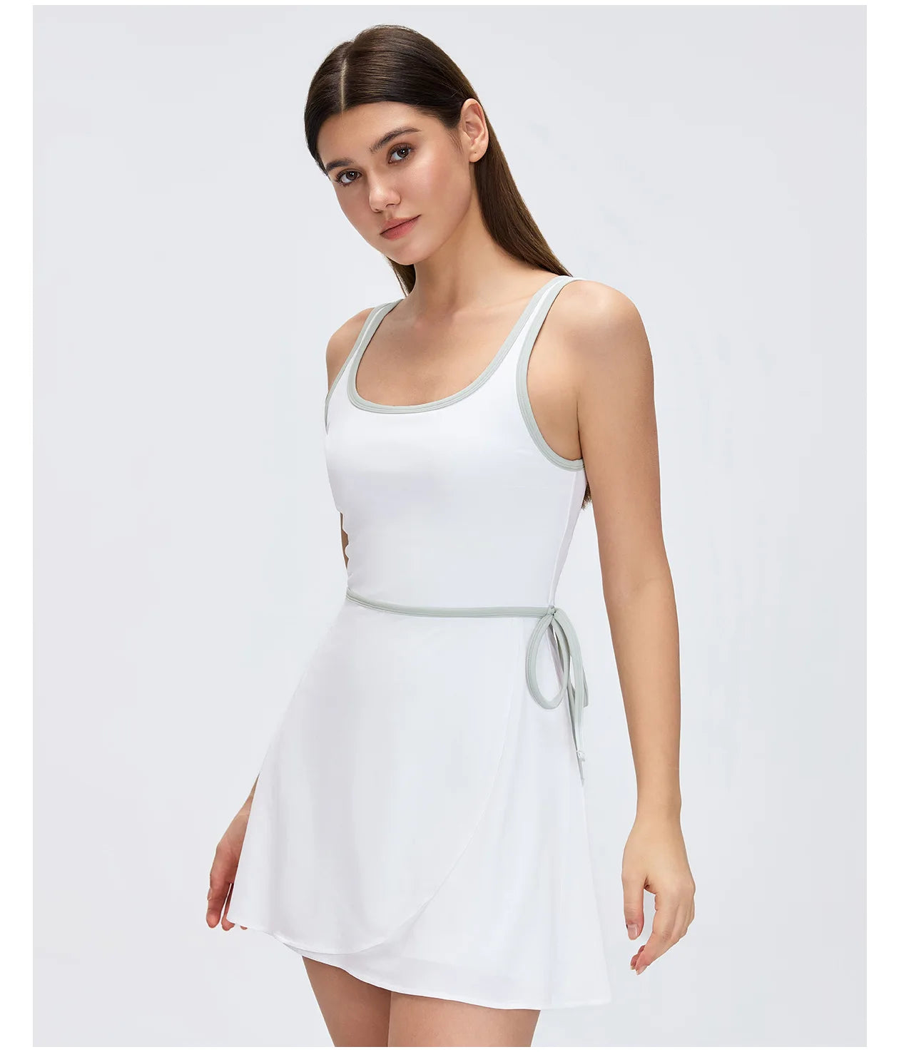 Tennis Sports Dress for Women Golf Skirts with Bra and Shorts Workout  Activewear