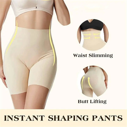 Hip Lift Pants 5D High Waist Tummy Control Shapewear Body Shaper Postpartum Belly Slimming Short Pant
