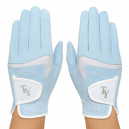 Breathable Women's Golf Gloves Wear Resistant Comfortable Non-slip Durable Full Finger