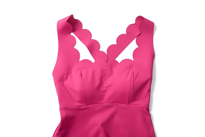 Women Tennis Yoga Dress Solid Color Stretchy Soft  Breathable Golf Short Sportswear
