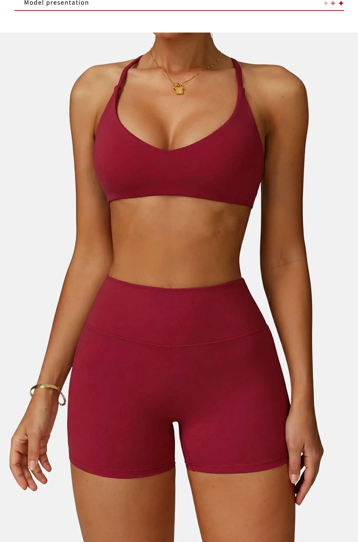 Sports Bra High Impact Support Women Gym Underwear Push-up Back Cross Yoga Crop Top Running Workout Fitness Pilates Solid Color