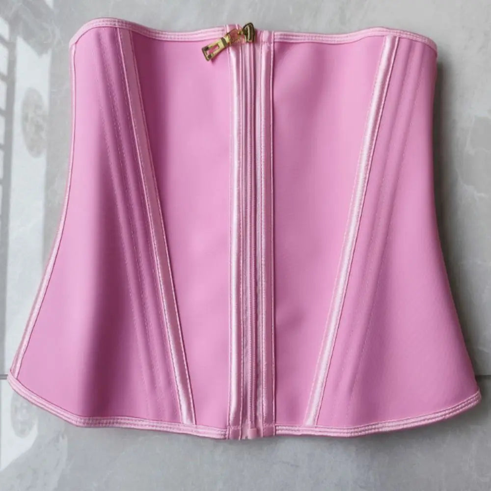 Waist Trainer Tummy Control Shapewear Tummy Control Seamless Women Fishbone Shapewear Belly Contracting Zipper Buckle