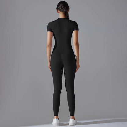 Women Bodysuits Fitness Sports Bodysuit Yoga Suit  Breathable Quick Drying Gym Push Up