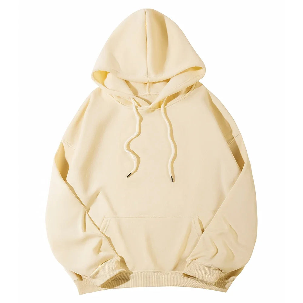 Women's Hoodies Casual Hoodie 2026 Solid Color Hoodies Oversize  Sweatshirt