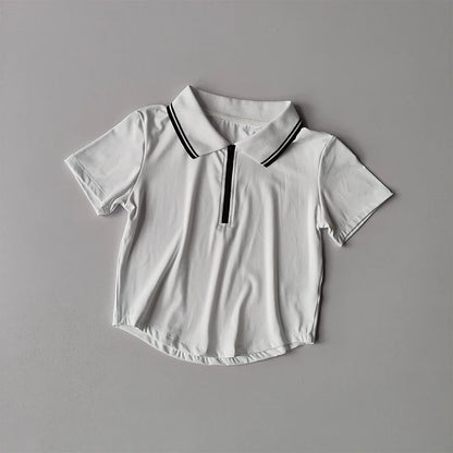 Tennis Suit Sports Tops Short POLO Shirt Quick-drying Breathable Short-sleeved Fitness Suit Skirts and Pants