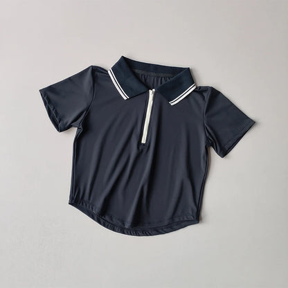 Tennis Suit Sports Tops Short POLO Shirt Quick-drying Breathable Short-sleeved Fitness Suit Skirts and Pants