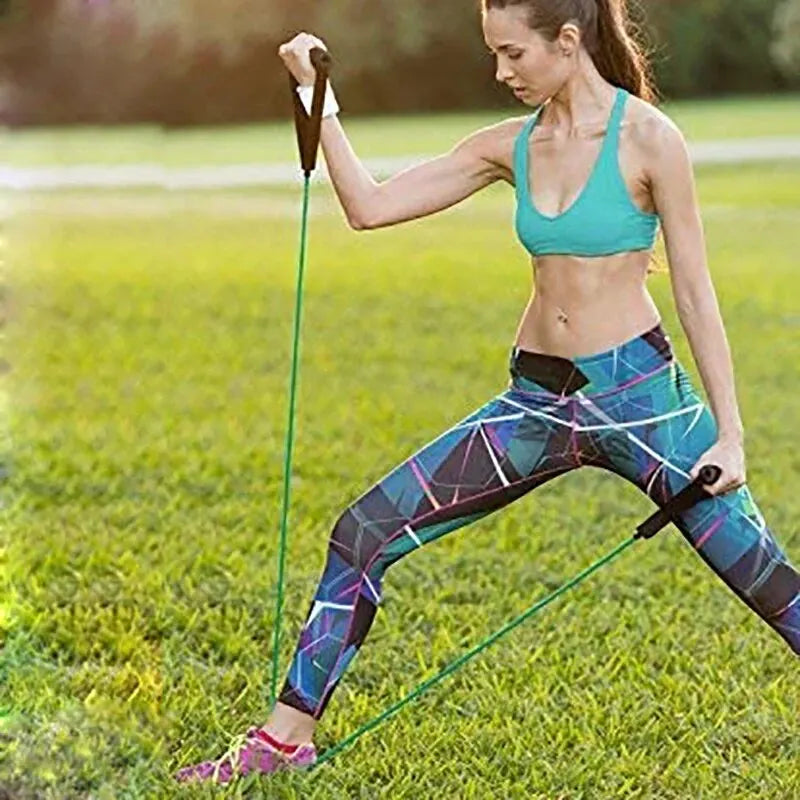 Resistance Bands With Handles, Exercise Bands, Workout Bands With Handles  Strength Training Equipment At Home