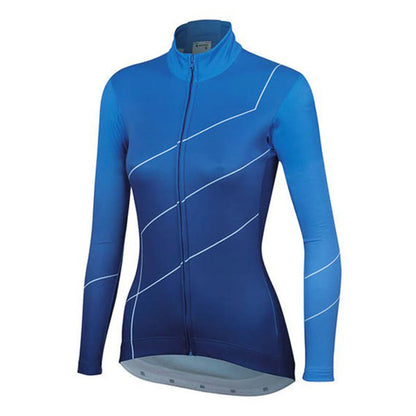 Women's Cycling Long Sleeves Jersey Set  Anti-UV  Outdoor Mountain Bike  Sportswears