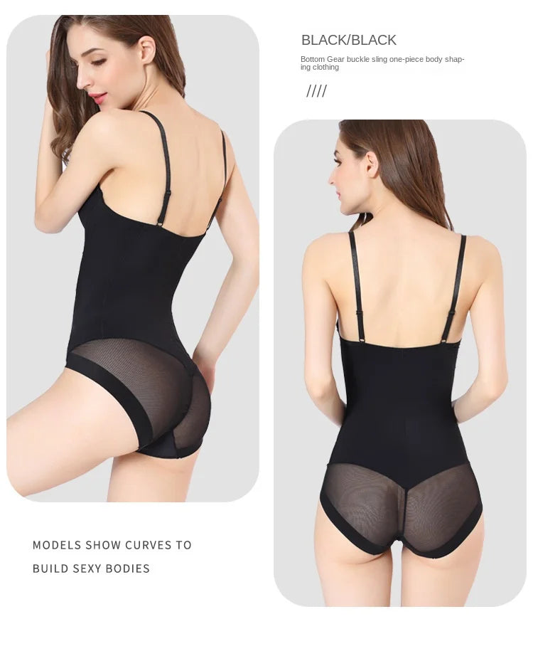 Underwire White Bodysuit Stretch Silky Underwear Shapewear