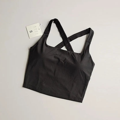 Seamless Sports Bra Sexy Yoga Fitness  Push-Up Bra