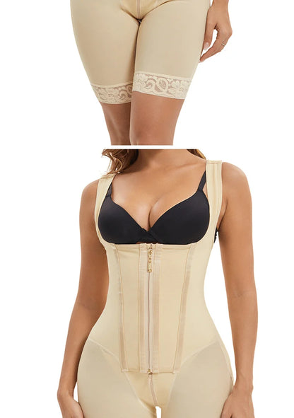 Post Tummy Shapers Women Fully Body Shaper Waist Trainer Firm High Compression Shapewear Reducing and Shaping