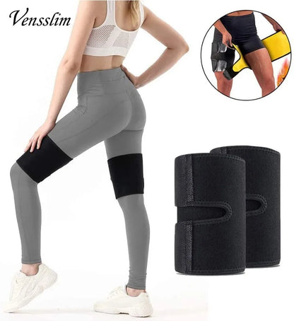 Fat Burn Thigh Trimmer Wrap Women Thermo Neoprene Weight Loss 2 Pieces Leggings Shapers