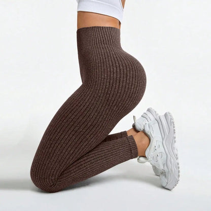 Women Sports Leggings Seamless Yoga Pants w/Tummy Control