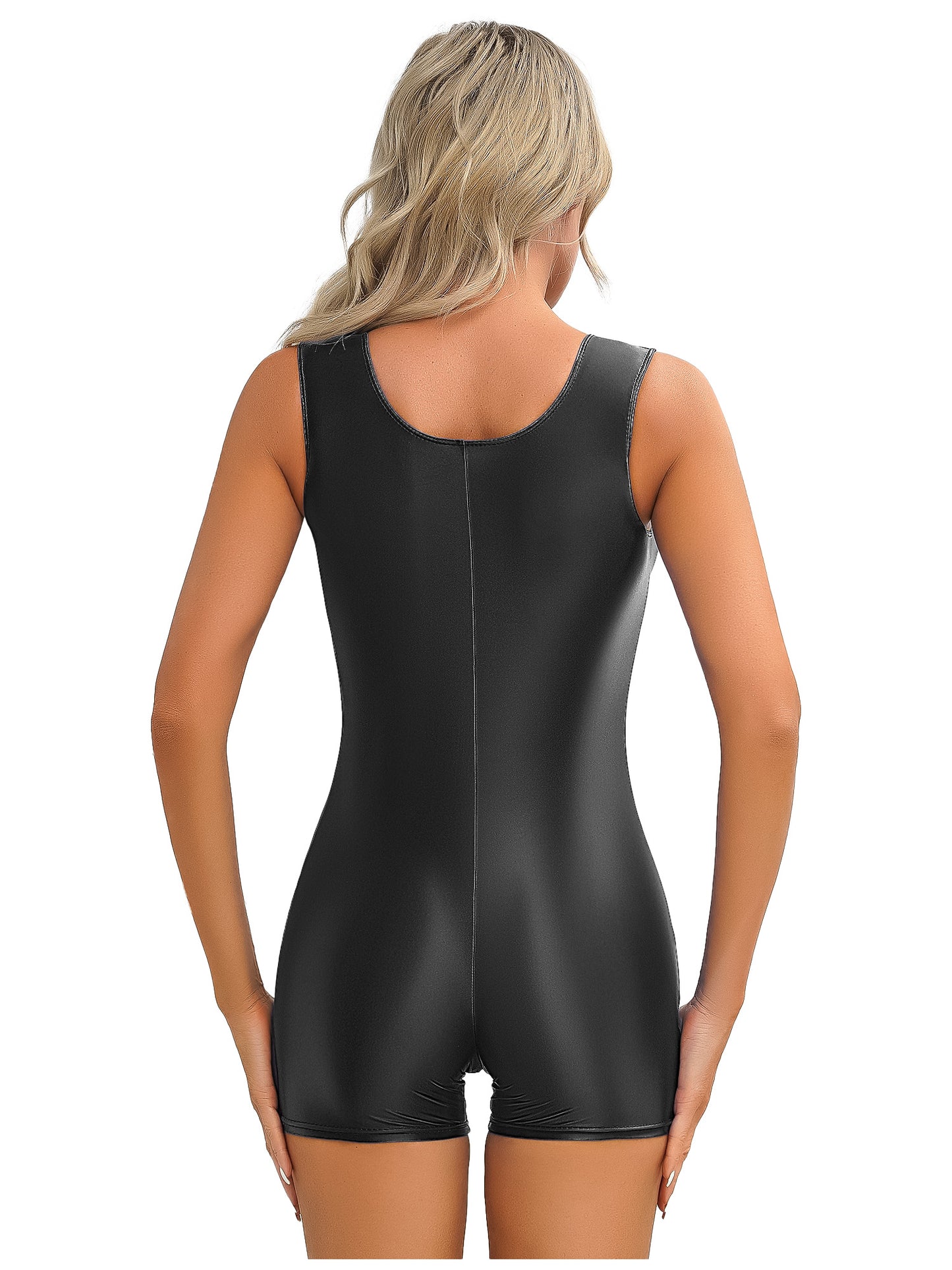 Yoga Sport Boyleg Bodysuit Pilates Aerobics Dance Leotard Gym Bodybuilding Workout Playwear
