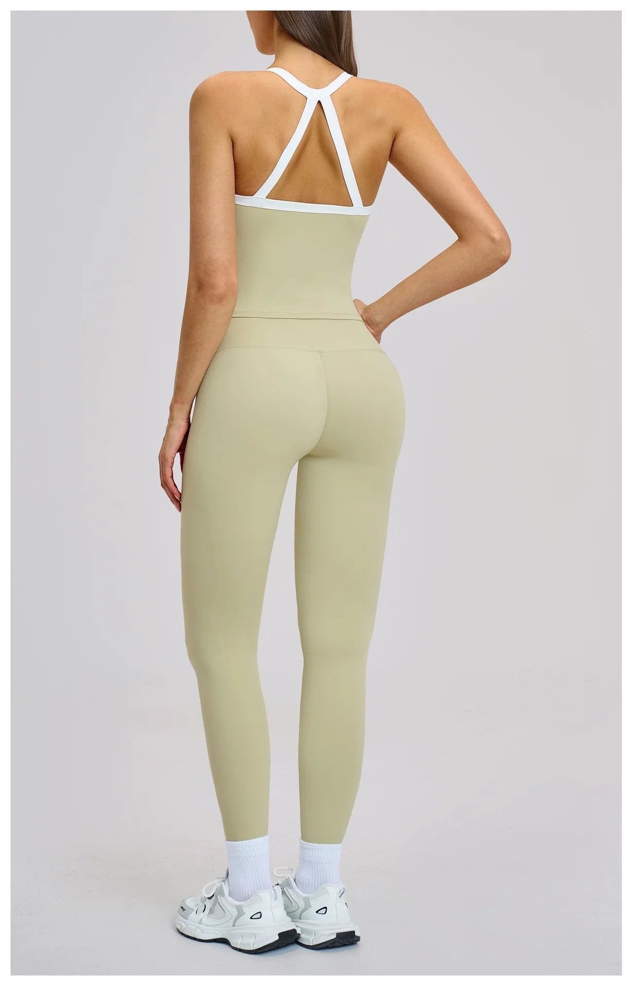 Yoga Set for Women Tight-fitting Gym Outfit Sportswear Yoga Vest Running Shorts Fitness Clothes