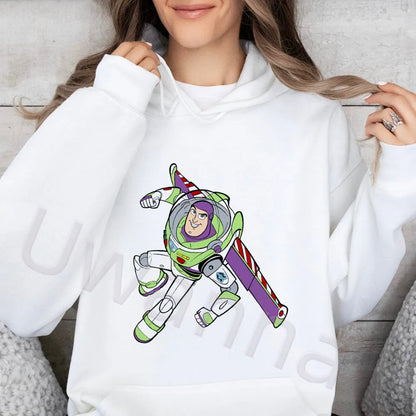 Toy Story Graphic Cute Loose Fit Sweatshirt Harajuku Female Winter Fleece Hoodies