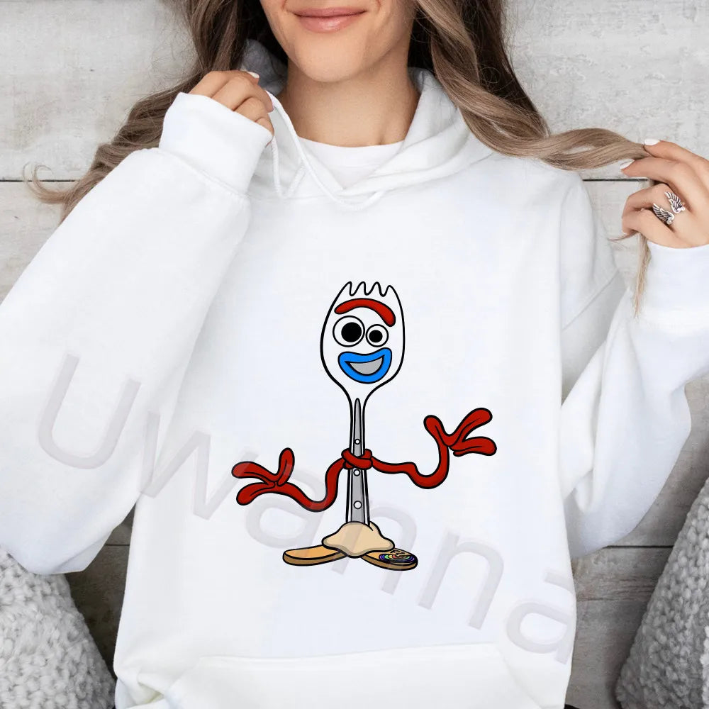 Toy Story Graphic Cute Loose Fit Sweatshirt Harajuku Female Winter Fleece Hoodies