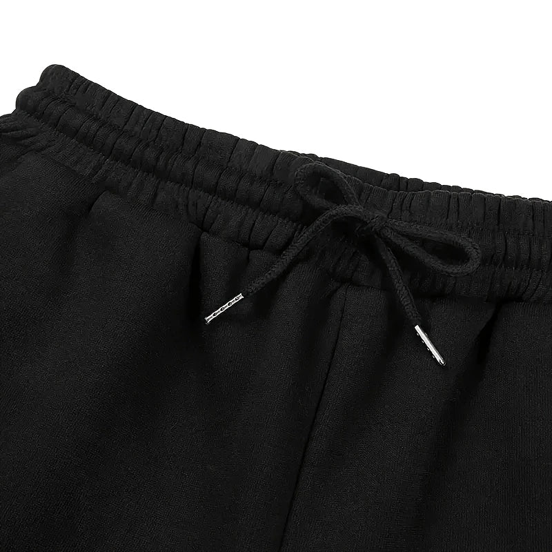 Casual Pants Simple Front-Tie Loose Fit Wide-Leg Trousers, Comfortable