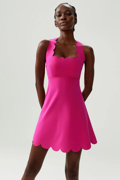 Women Tennis Yoga Dress Solid Color Stretchy Soft  Breathable Golf Short Sportswear