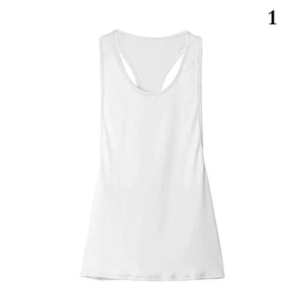 Women's Tank Tops Blouse Loose Sleeveless Shirt Gym Yoga Vest