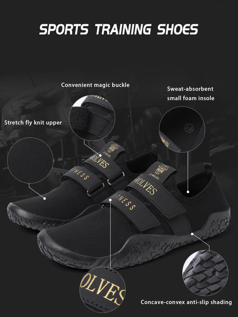 Deadlift Shoes Weight Lifting Shoes Weightlifting Squat Shoes Cross-Trainer Barefoot Sneakers