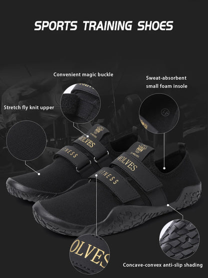 Deadlift Shoes Weight Lifting Shoes Weightlifting Squat Shoes Cross-Trainer Barefoot Sneakers