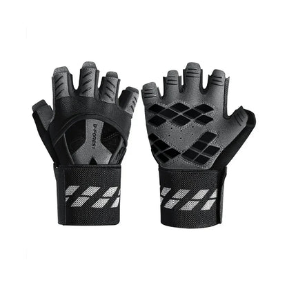 Half Finger Gym Gloves Training Fitness Gloves Anti-slip Gel Bodybuilding Workout