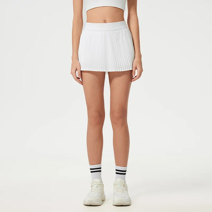 High Waist Tights Tennis Shorts Dress With Pockets Pleated Pocket Skirt Quick Dry Golf Wear