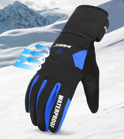 Winter Cycling Gloves for Women Warm Fleece Biking Glove for Riding Waterproof Touchscreen Accessories