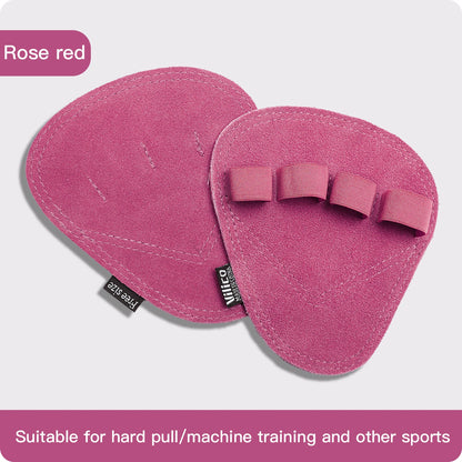 Powerlifting Gym Gloves Breathable Gloves Weightlifting Leather Palm Guard Fitness Gloves for Men Women