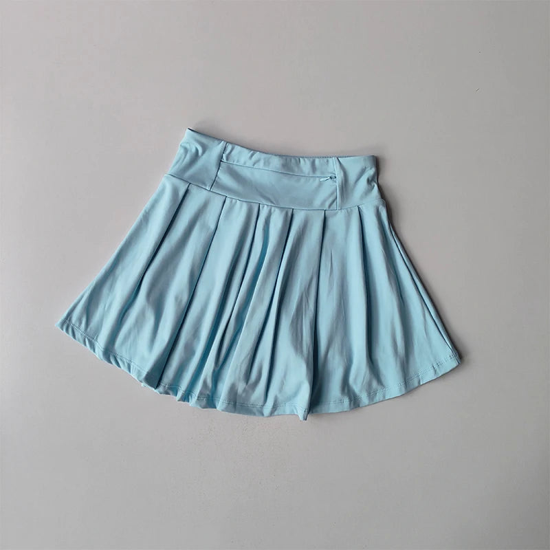 Tennis Suit Sports Tops Short POLO Shirt Quick-drying Breathable Short-sleeved Fitness Suit Skirts and Pants