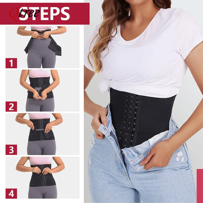 Upgraded Waist Tummy Control Shapewear Girdle Abdomen Slim Compression Belt Body Shaper